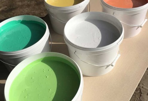 Туркменское предприятие «Daýanç nokady» наладило производство водоэмульсионных красок