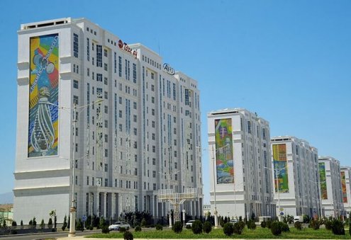 Мозаика предприятия «Türkmen-Mahabat» украсит административный центр Ахалского велаята