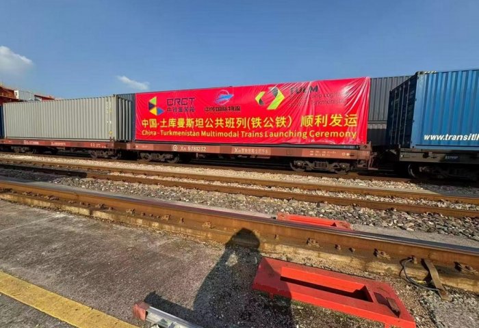 First China-Tehran Test Container Train to Transit Through Turkmenistan
