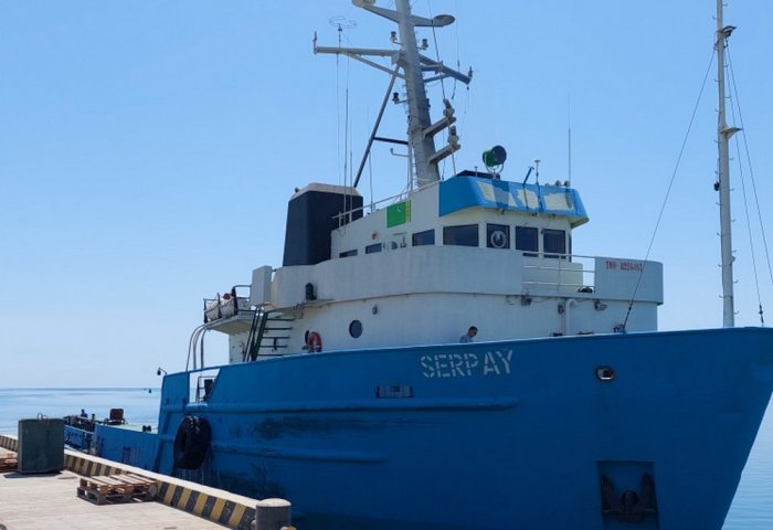 Türkmenistan’ın Deniz Ticaret Filosu, yabancı gemilere yakıt ikmali hizmetleri sunuyor