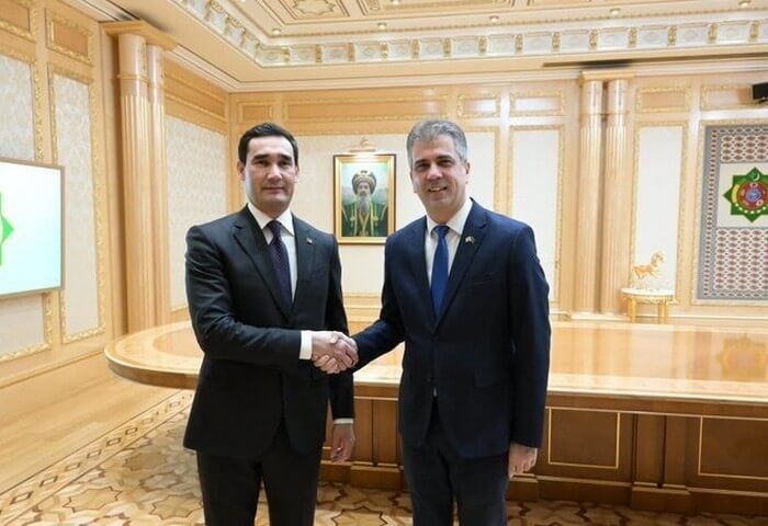 Türkmenistanyň Prezidenti Ysraýylyň Daşary işler ministrini kabul etdi