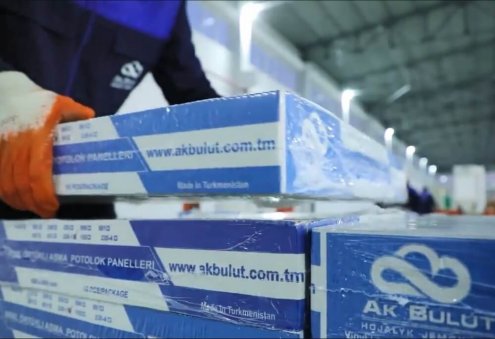“Ak bulut” kompaniýasy asma potoloklaryny Azerbaýjana eksport etdi