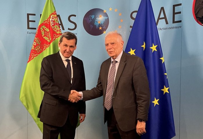 Turkmenistan's Foreign Minister Meets with Josep Borrell