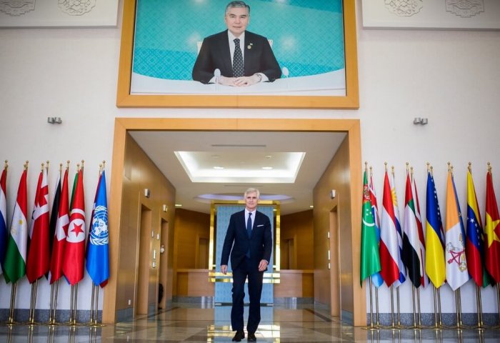 Türkmen Lideri we Awstriýanyň baş diplomaty hyzmatdaşlygyň geljegini maslahatlaşdylar