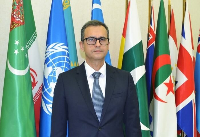BSGG-niň Türkmenistandaky täze wekili baş türkmen diplomaty bilen duşuşdy 