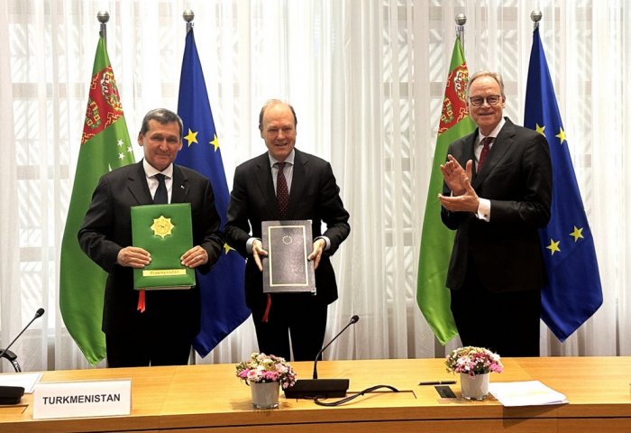 Туркменистан и ЕС подписали Протокол к Соглашению о партнёрстве, сотрудничестве