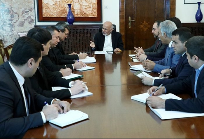 President of Afghanistan Receives Turkmen Foreign Minister in Kabul
