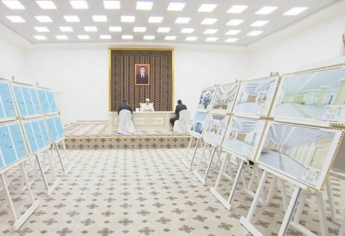 Gurbanguli Berdimuhamedov, Ahal vilayetinin yeni İdare Merkezi'nde çalışma toplantısı düzenledi