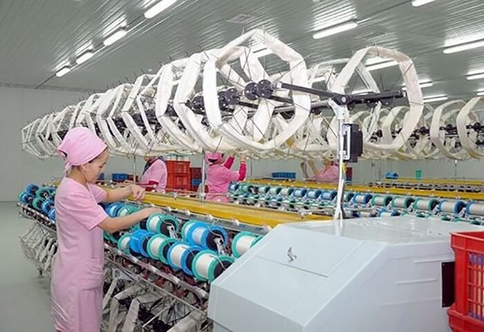 Halaç’daki pamuk iplik fabrikasında yaklaşık 5 bin ton ürün üretildi