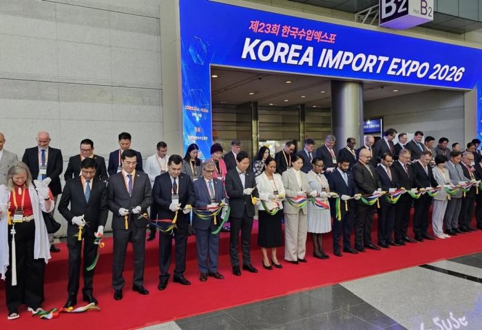 “Korea Import Expo” sergisinde Türkmenistanyň milli pawilýony öz işine başlady “Korea Import Expo” sergisinde Türkmenistanyň milli pawilýony öz işine başlady