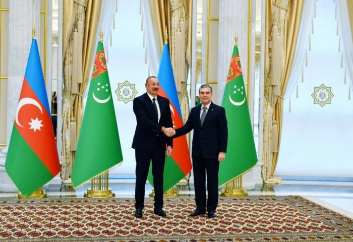 Gurbanguly Berdimuhamedow Ilham Aliýewi doglan güni bilen gutlady Gurbanguly Berdimuhamedow Ilham Aliýewi doglan güni bilen gutlady