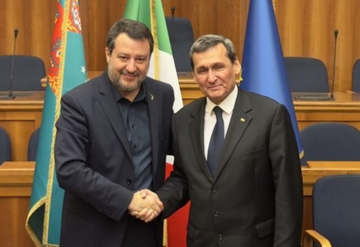 Turkmenistan-Italy: Memoranda Signed in Maritime and Railway Transport