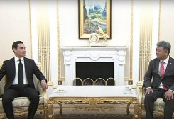Turkmen President Meets Head of South Korean Builder Daewoo E&C