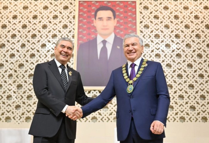 Shavkat Mirziyoyev Thanks Turkmenistan’s Leadership for High State Award