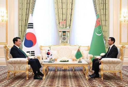 Yoon Suk Yeol Invites President of Turkmenistan to Visit South Korea