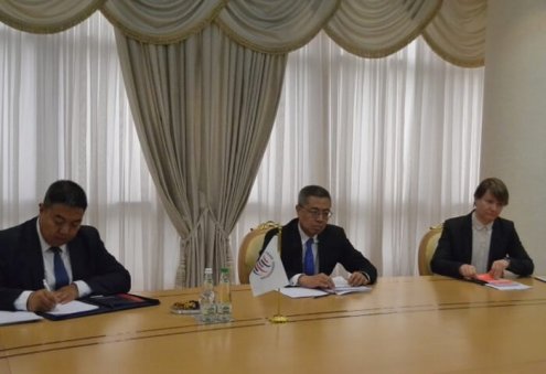 Raşid Meredov, DTÖ Genel Direktör Yardımcısı'nı kabul etti