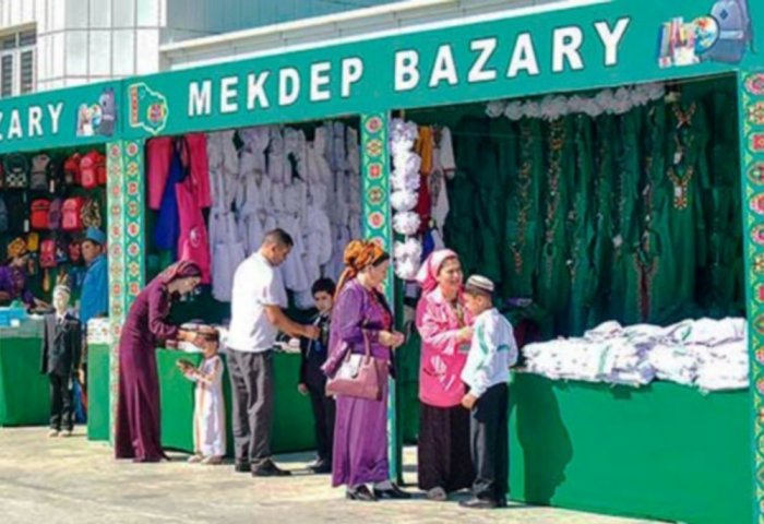 Türkmenistanda mekdep bazarlary işläp başlady