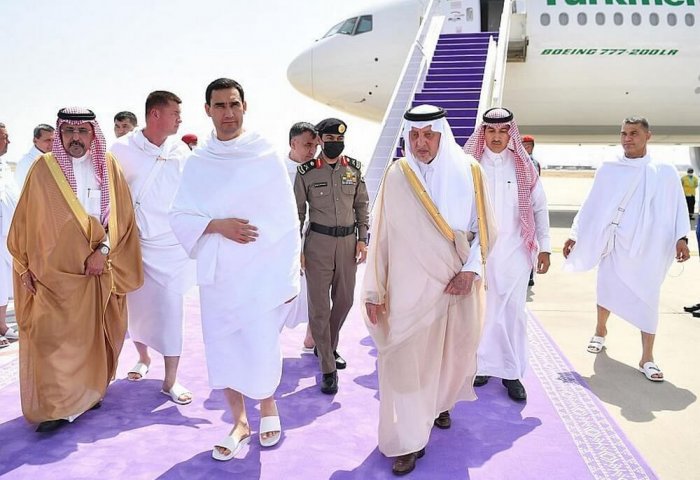Turkmen President Serdar Berdimuhamedov Arrives in Saudi Arabia