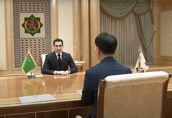 President Berdimuhamedov Receives Newly Appointed Ambassador of South Korea