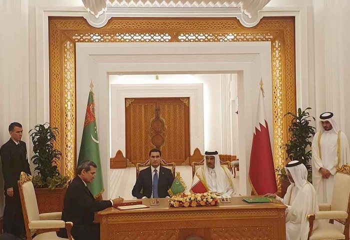Turkmenistan and Qatar Sign Bilateral Documents