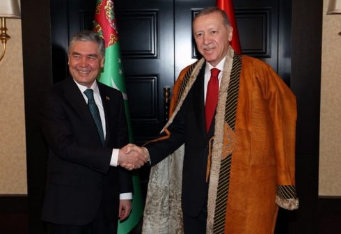 Gurbanguly Berdimuhamedov Meets With President Recep Tayyip Erdogan in Türkiye