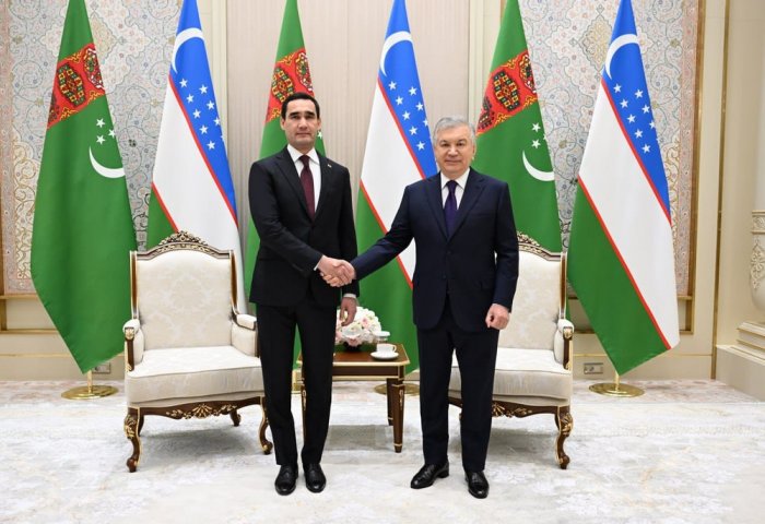 Türkmenistanyň Prezidentiniň Özbegistana döwlet sapary başlandy