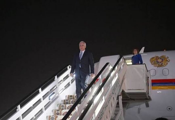 Armenian President Arrives in Ashgabat Armenian President Arrives in Ashgabat