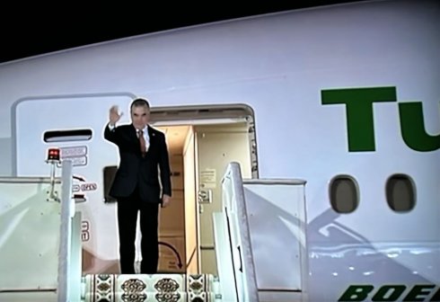 Gurbanguly Berdimuhamedov Leaves for U.S. Visit