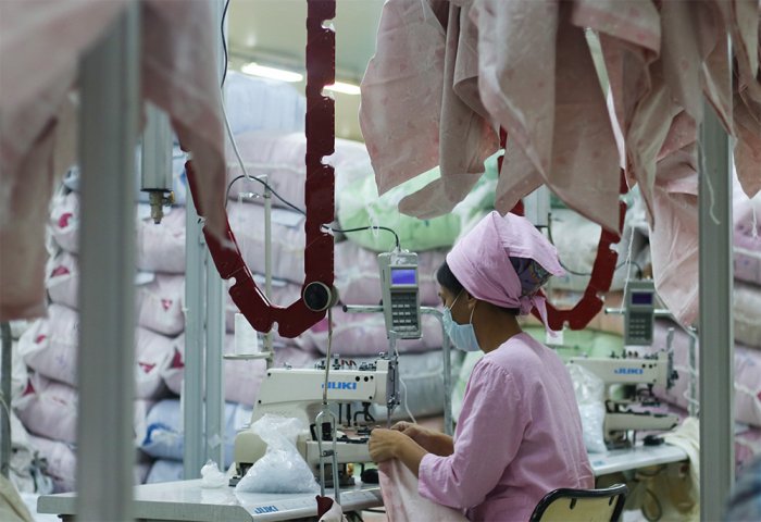 Дашогузская швейная фабрика «Çeper» выполнила годовой план