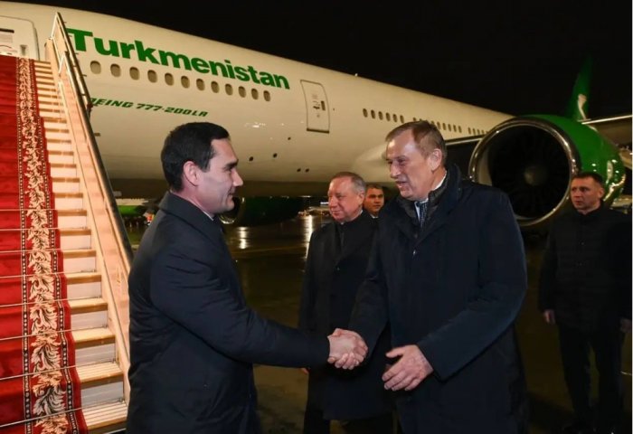 Serdar Berdimuhamedov Arrives in St. Petersburg for Informal CIS Summit Serdar Berdimuhamedov Arrives in St. Petersburg for Informal CIS Summit