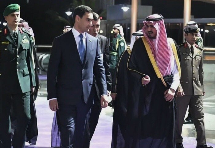 Turkmen President Arrives in Saudi Arabia for Work Visit
