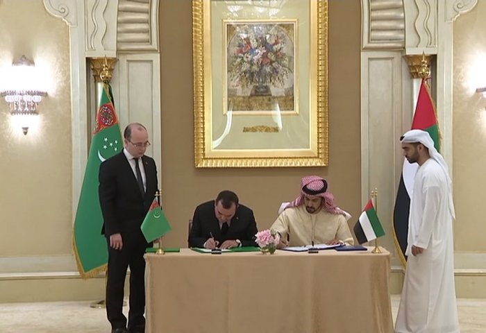 Türkmenistan ile BAE arasında birçok anlaşma imzalandı