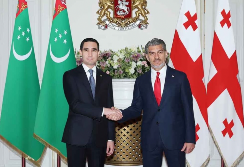 Turkmen President Congratulates Georgian President on 55th Birthday