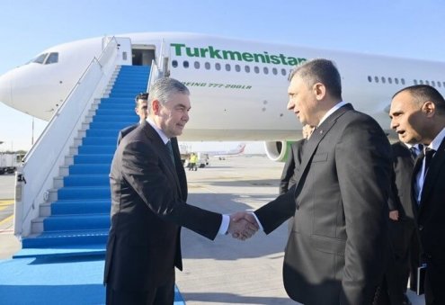 Gurbanguly Berdimuhamedov Arrives in Türkiye For Antalya Diplomatic Forum