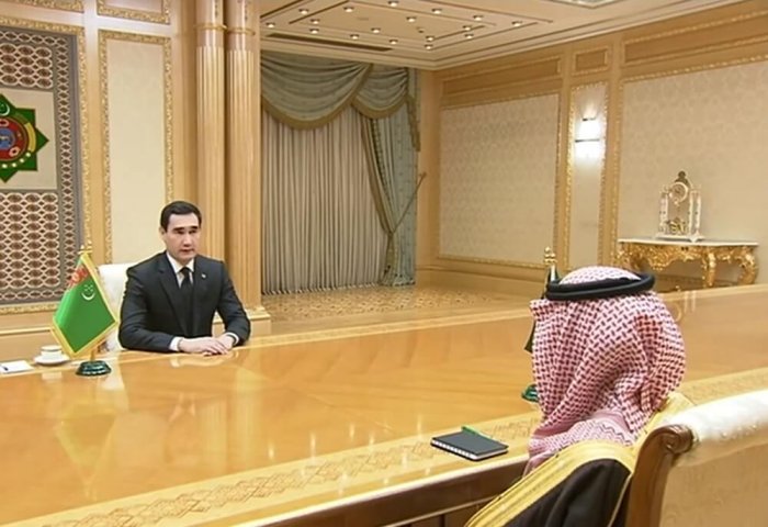 Türkmenistanyň Prezidenti Saud Arabystany Patyşalygynyň daşary işler ministri bilen duşuşdy
