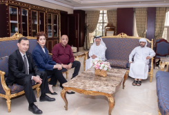 UAE Ambassador Meets Turkmen Road And Banking Companies Representatives