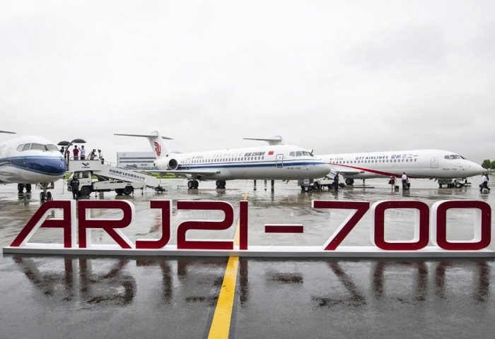Три крупные китайские авиакомпании получили авиалайнеры «ARJ21»