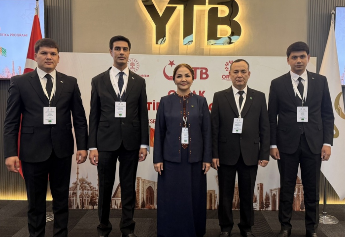 Türkmen wekiliýeti Ankarada türk dünýäsiniň ýokary bilim sertifikat maksatnamasyna gatnaşýar Türkmen wekiliýeti Ankarada türk dünýäsiniň ýokary bilim sertifikat maksatnamasyna gatnaşýar