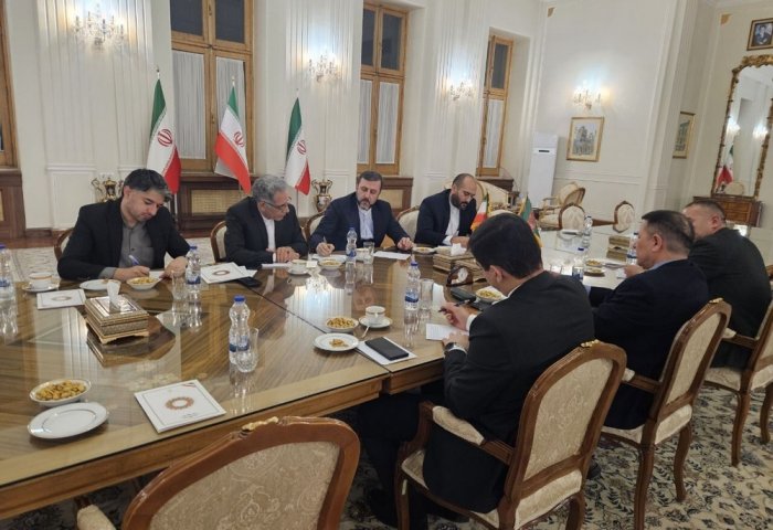 Türkmenistan bilen Eýran VII Hazar sammitine taýýarlyk meselelerini maslahatlaşdy Türkmenistan bilen Eýran VII Hazar sammitine taýýarlyk meselelerini maslahatlaşdy