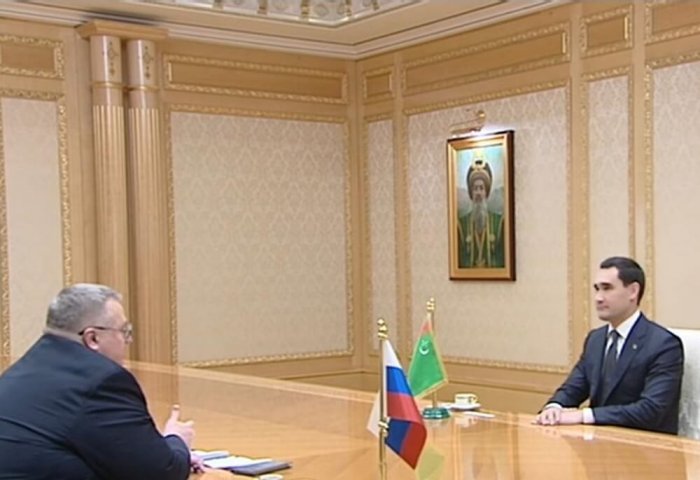 Türkmenistan Devlet Başkanı, Rusya Federasyonu Başbakan Yardımcısı ile görüştü