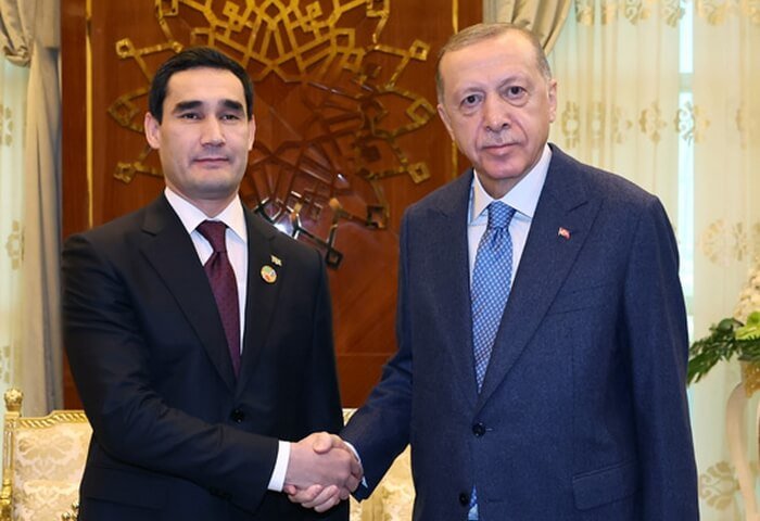 Turkmen President Serdar Berdimuhamedov Meets Turkish Leader Erdogan