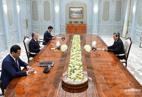 Türkmenistan Dışişleri Bakanı, Özbekistan Devlet Başkanı ile görüştü