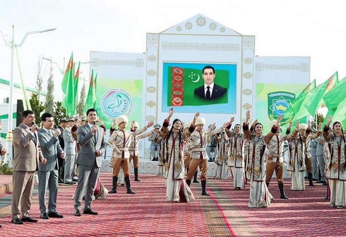 Mary, Tejen Celebrate Defender of Fatherland Day With New Constructions