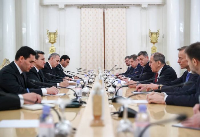 Türkmenistan Dışişleri Bakanı Rus meslektaşı Sergey Lavrov ile görüştü