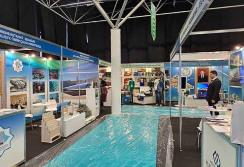 Serdar Berdimuhamedov Visits Turkmen Products Exhibition in Tbilisi