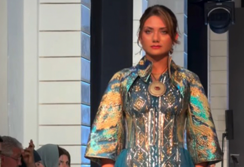 Turkmen Designer Presents Original Collection at Tanger Fashion Week