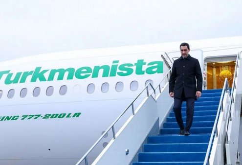 Президент Туркменистана прибыл с визитом в Казахстан