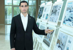 Türkmenistanyň Prezidenti Stomatologiýa merkeziniň gurluşyk işleri bilen tanyşdy