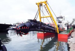 Dashoguz Water Construction Company Receives Pontoon Dredger From China