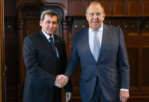 Türkmenistanyň we Russiýanyň DIM-iniň ýolbaşçylary ikitaraplaýyn gatnaşyklaryň gün tertibine garadylar